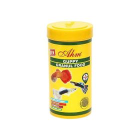 Ahm Guppy Granül Lepistes 100 ml Balık Yemi