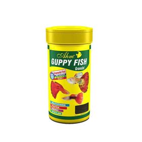 Ahm Guppy Granulat Lepistes 100 ml Balık Yemi