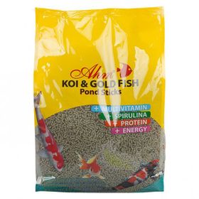Ahm Koi Gold Fish Green Sticks 1 kg Balık Yemi