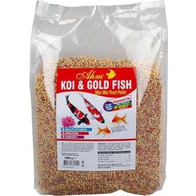 Ahm Koi Gold Fish Mini Mix Pellet 1 kg Balık Yemi