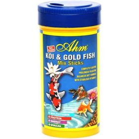 Ahm Koi Gold Fish Mix Sticks 250 ml Balık Yemi