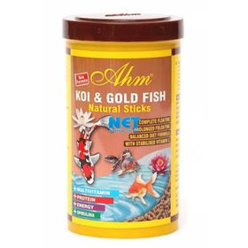 Ahm Koi Goldfish Natural Sticks 1000 ml Balık Yemi