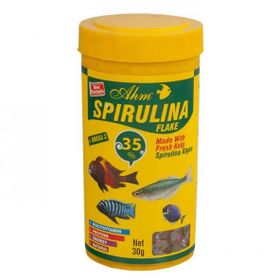 Ahm Spirulina Flake 250 ml Balık Yemi