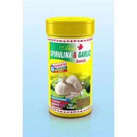 Ahm Spirulina Garlic Granulat 100 ml Balık Yemi