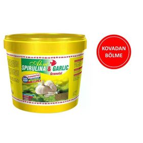 Ahm Spirulina & Garlic Granulat Sarımsaklı 50 gr Süs Balık Yemi