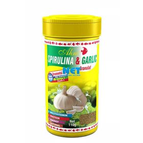 Ahm Spirulina Garlic Sarımsaklı 250 gr Balık Yemi
