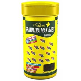 Ahm Spirulina Max Baby Granulat 100 ml Balık Yemi