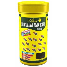 Ahm Spirulina Max Baby Granulat 100 ml Balık Yemi