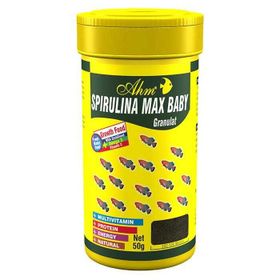 Ahm Spirulina Max Baby Granulat 100 ml Balık Yemi