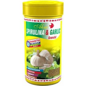 Ahm Spirulina ve Sarımsaklı 100 ml Balık Yemi