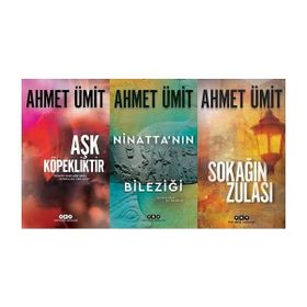 Ahmet Ümit 3 Kitap Set : Aşk Köpekliktir - Ninatta'nın Bileziği - Sokağın Zulası