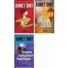 Ahmet Ümit 3 Kitap Set : İnsan Ruhunun Haritası + Aşkımız Eski Bir Roman + Sokağın Zulası