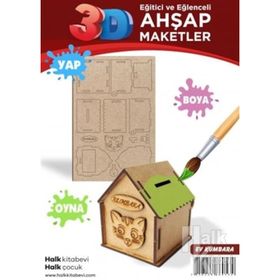 Ahşap Ev Kumbara Maket
