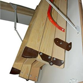 Ahşap Katlanır 60x120 cm Çatı Merdiveni