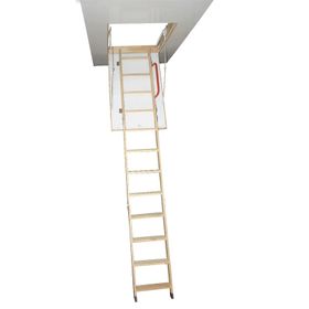 Ahşap Katlanır 60x120 cm Çatı Merdiveni