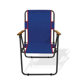 Ahşap Kollu Plaj/Piknik Sandalyesi