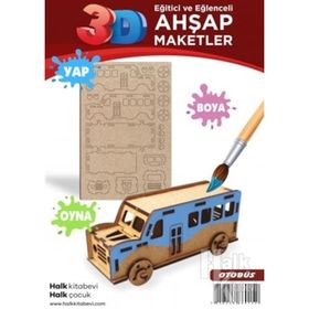Ahşap Otobüs Maket