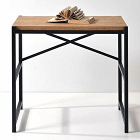 Ahşap Sokağı Elegant Metal Ayak Ahşap Çalışma Masası