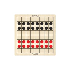 Ahtek ETİCSET170 Ahşap Dama Akıl Zeka ve Strateji Oyunu