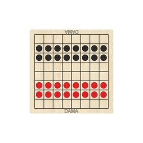 Ahtek ETİCSET170 Ahşap Dama Akıl Zeka ve Strateji Oyunu