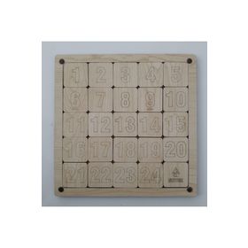 Ahtek ETİCSET364 Ahşap Eğitici 3D Sayı Yapboz Puzzle