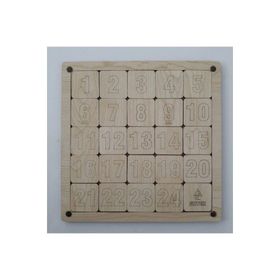 Ahtek ETİCSET364 Ahşap Eğitici 3D Sayı Yapboz Puzzle