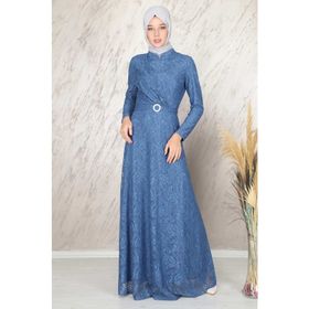 Ahunisa 6525 İndigo Tanem Abiye