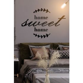 Ahwall Home Sweet Home Yazılı Dekoratif Ahşap Tablo