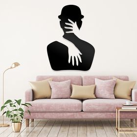 Ahwall Sevgili Figürlü Dekoratif Ahşap Tablo