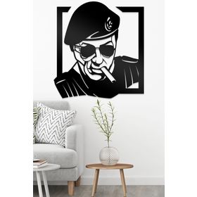 Ahwall Sylvester Stallone Figürlü Dekoratif Ahşap Tablo