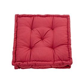 Aida Concept 60x60 cm Puf Bordo Fransız Yer Minderi