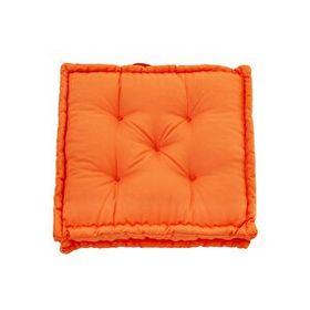 Aida Concept 60x60 cm Puf Turuncu Fransız Yer Minderi