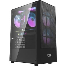 Aigo A290 USB 3.0 3x12 cm Fan Temperli Cam Siyah ATX Kasa