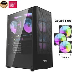 Aigo A290 USB 3.0 3x12 cm Fan Temperli Cam Siyah ATX Kasa