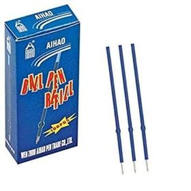 Aihao B107-20 1 Paket 100 Adet Mavi Tükenmez Kalem Yedeği
