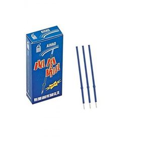 Aihao B107-20 1 Paket 100 Adet Mavi Tükenmez Kalem Yedeği