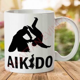 Aikido Dövüş Baskılı Kupa