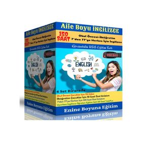 Aile Boyu İngilizce Eğitim Seti 150 Saatlik Anlatım Enine Boyuna Eğitim