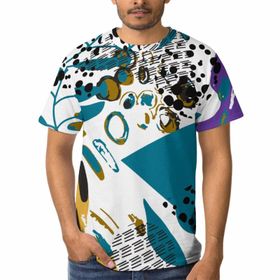 AILLOSA A-100 3D Baskılı Desenli Kısa Kollu Erkek T-shirt