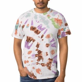 AILLOSA A-102 3D Baskılı Desenli Kısa Kollu Erkek T-shirt