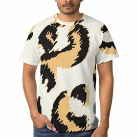 AILLOSA A-108 3D Baskılı Desenli Kısa Kollu Erkek T-shirt