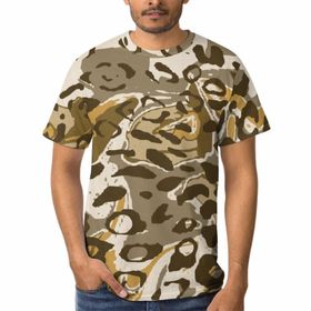 AILLOSA A-110 3D Baskılı Desenli Kısa Kollu Erkek T-shirt