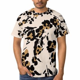 AILLOSA A-116 3D Baskılı Desenli Kısa Kollu Erkek T-shirt