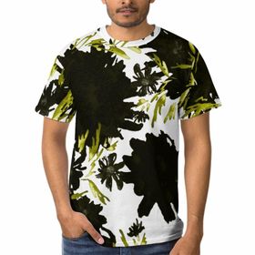 AILLOSA A-123 3D Baskılı Desenli Kısa Kollu Erkek T-shirt