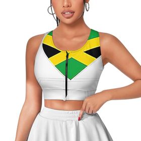 AILLOSA Activewear 3D Baskılı Desen Flag-120 Askılı Kadın Atlet