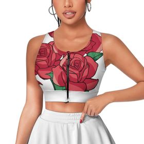 AILLOSA Activewear 3D Baskılı Desen TH-103 Askılı Kadın Atlet