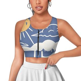 AILLOSA Activewear 3D Baskılı Desen TH-109 Kadın Atlet
