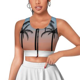 AILLOSA Activewear 3D Baskılı Desen TH-111 Askılı Kadın Atlet