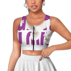 AILLOSA Activewear 3D Baskılı Desen TH-114 Askılı Kadın Atlet