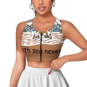 AILLOSA Activewear 3D Baskılı Desen TH-115 Askılı Kadın Atlet